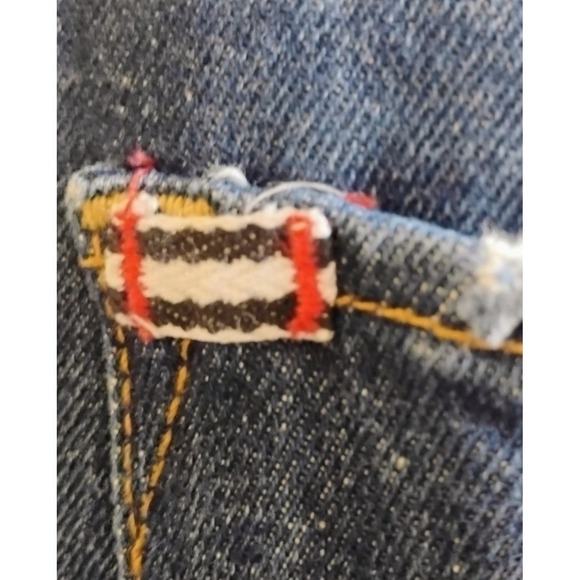 AO.LA by Alice + Olivia High Rise Straight Crop Jeans Size 27 Blue Raw Hem - Picture 4 of 9